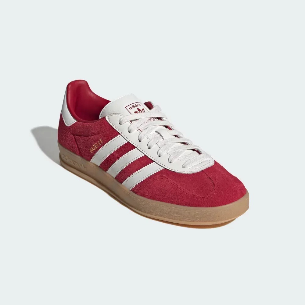adidas Gazelle Indoor Team Victory Red Core White Gum — 41, Novo