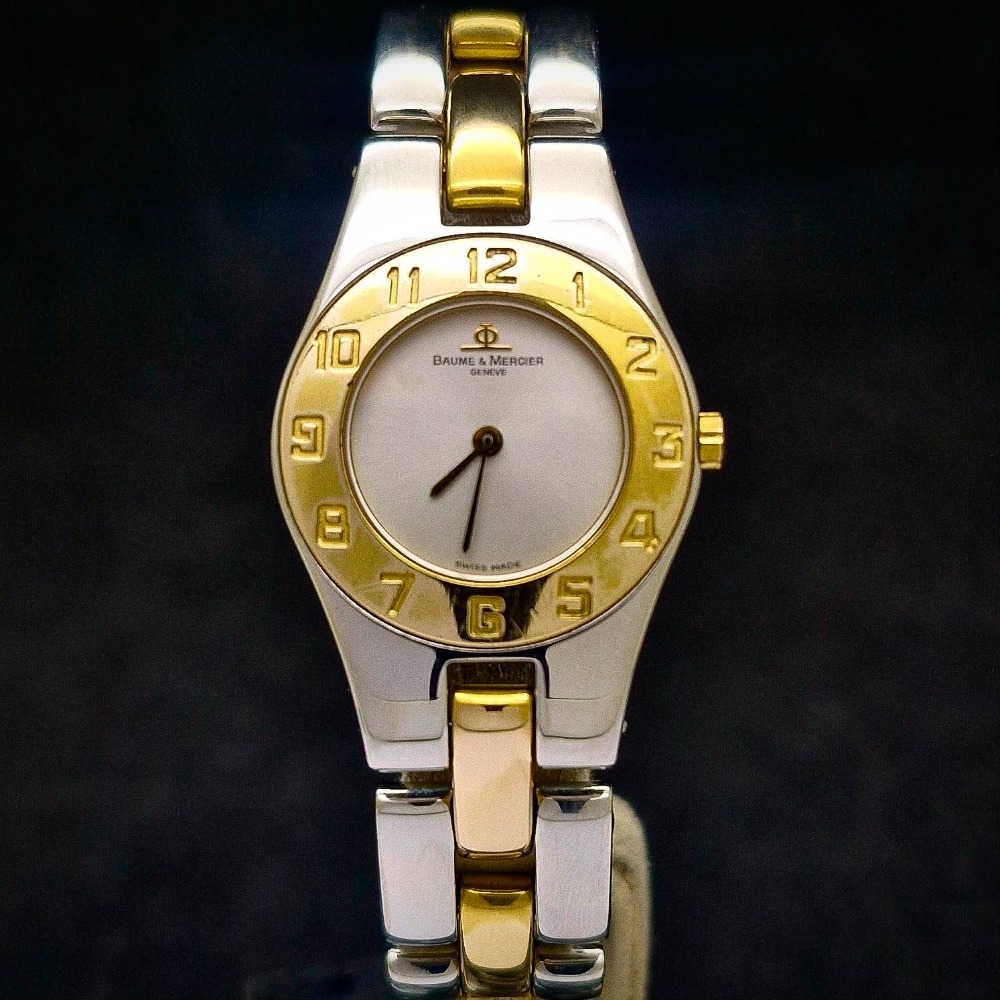 Relógio Baume & Mercier Linéa Quartz Steel 24mm — Único, Usado