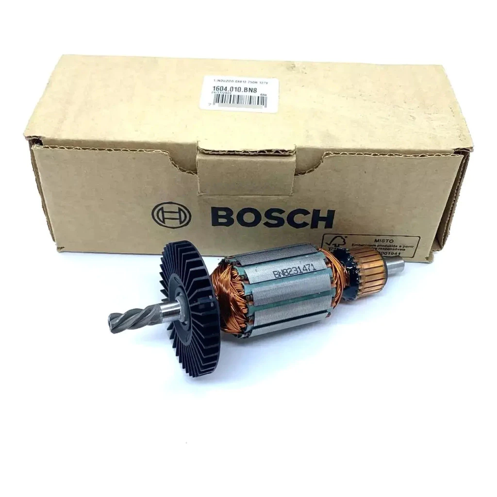 Induzido para Furadeira GSB13 RE Bosch Original Cód 1604010BN9