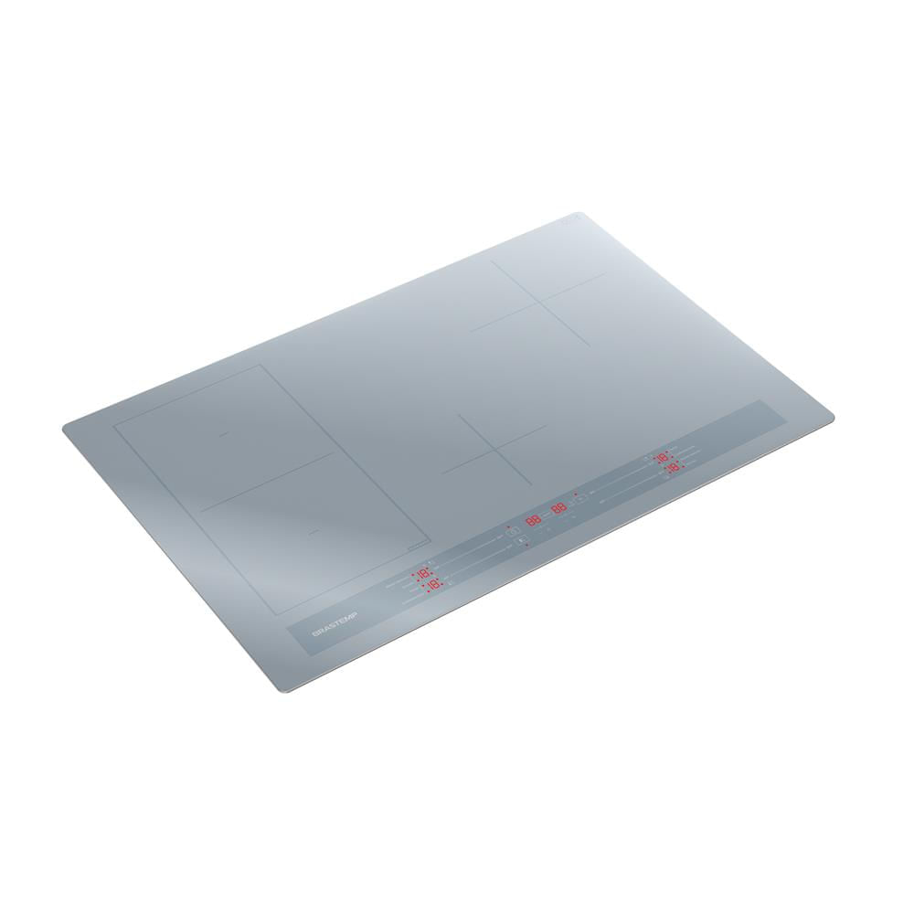 Cooktop 4 Bocas de Indução Brastemp com Flexizone Branco - BDJ77AB 220