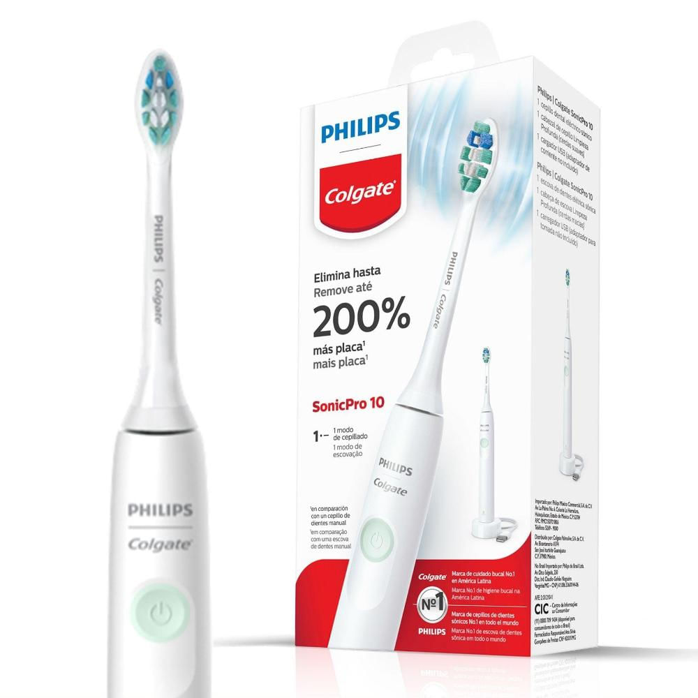 Escova de Dentes Elétrica Philips Colgate SonicPro 10