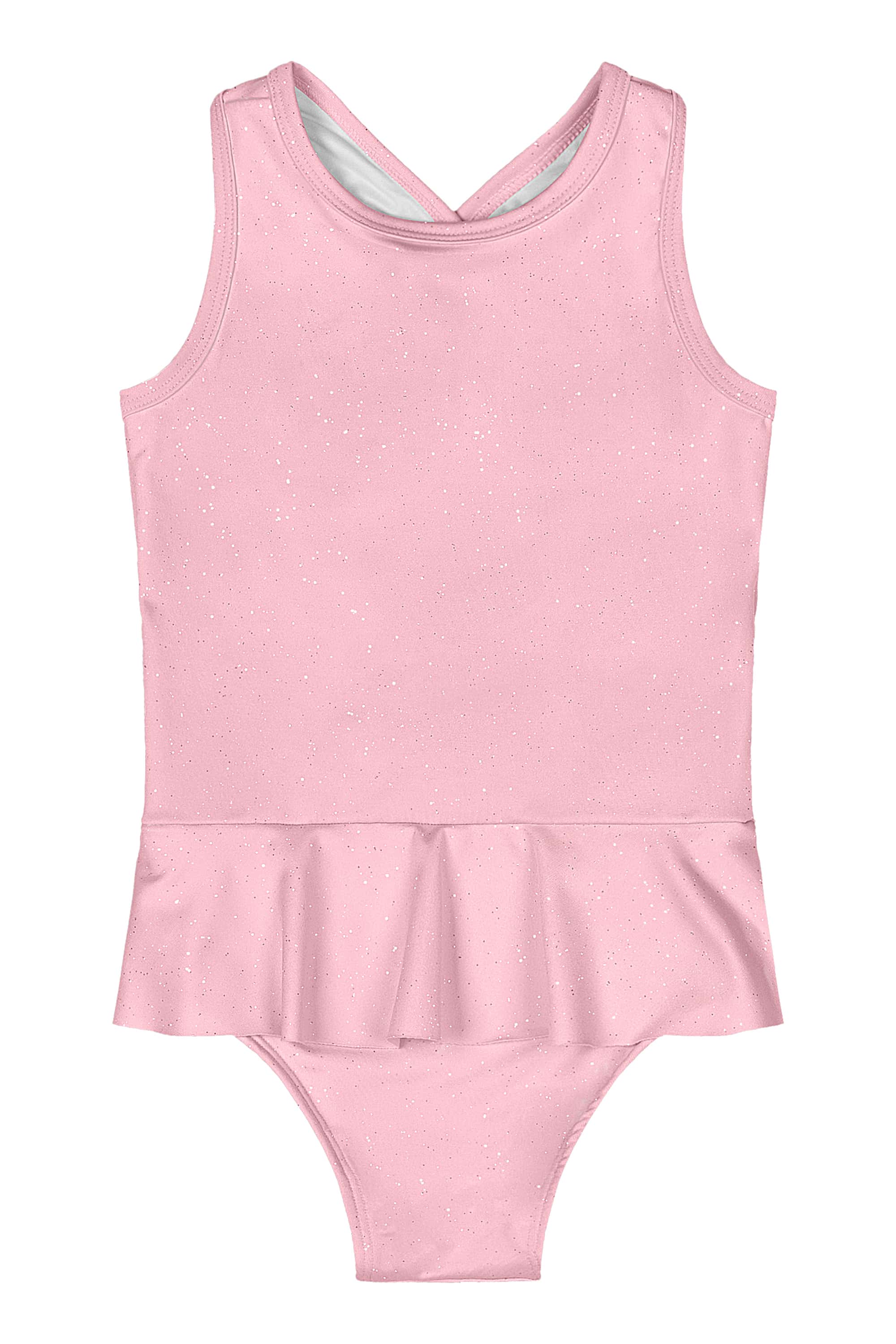 Maiô com Glitter FPS +50 Infantil (Rosa) Quimby — 01