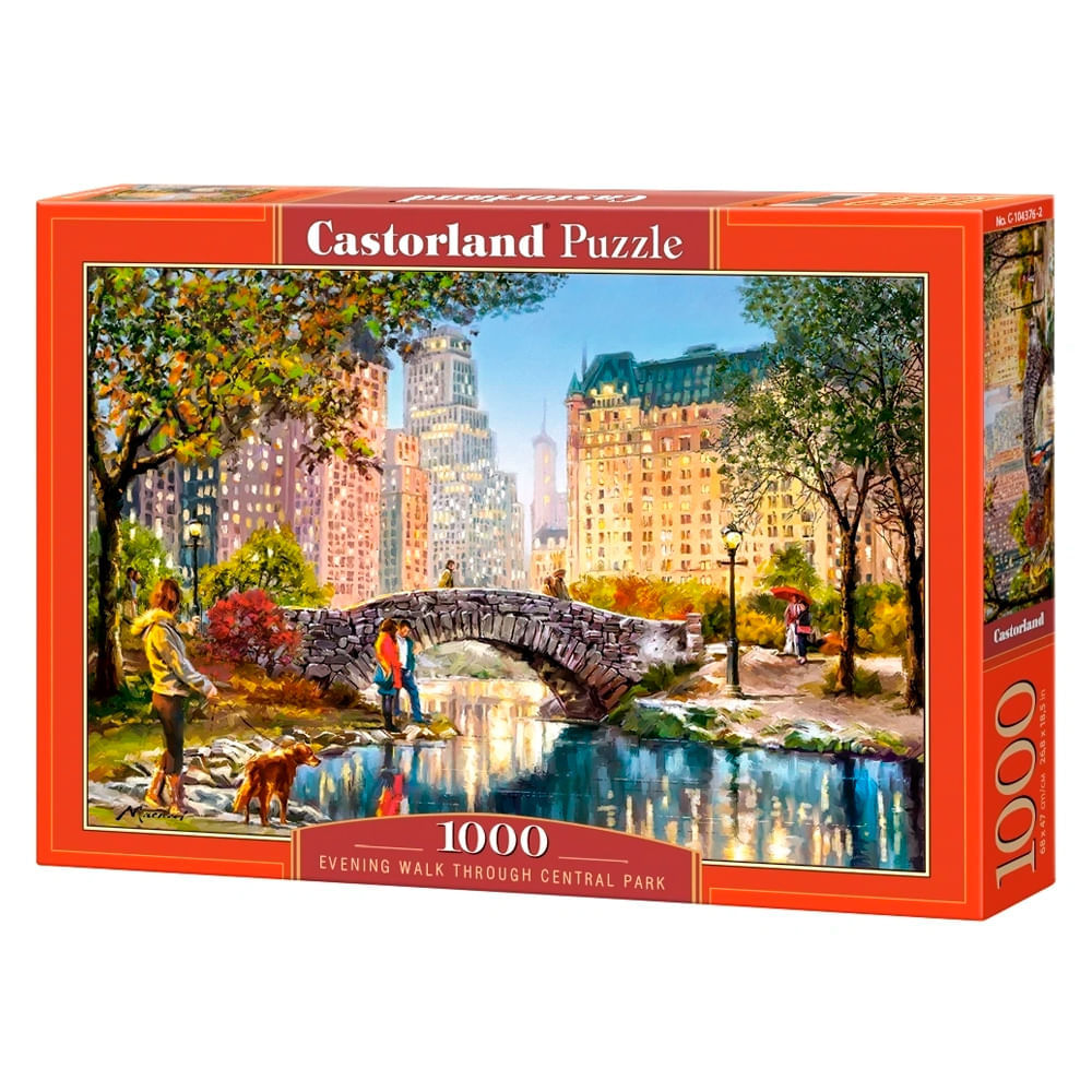 Puzzle 1000 peças Central Park Nova York - Castorland Importado 1043762