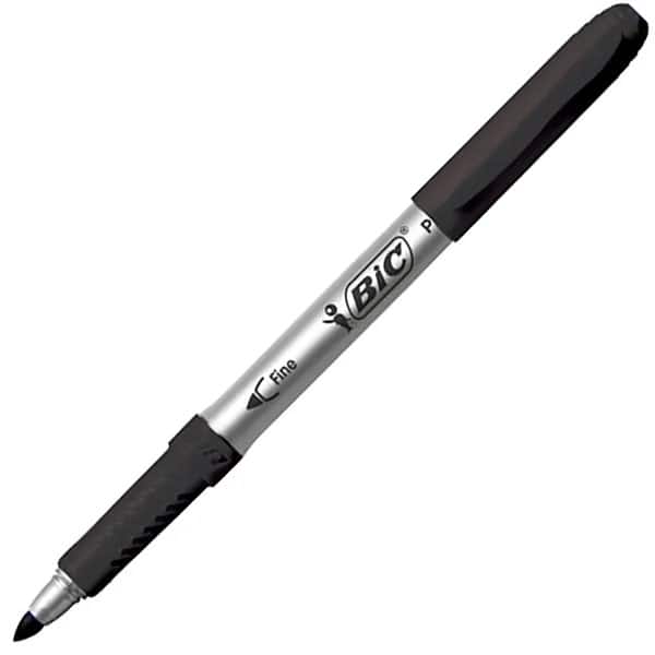 Pincel Marcador Multiuso BIC Intensity, Preto, BT 1 UN