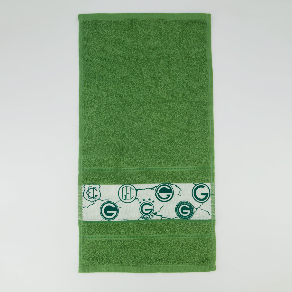 Toalha de Rosto Goiás Escudo Verde e Branca