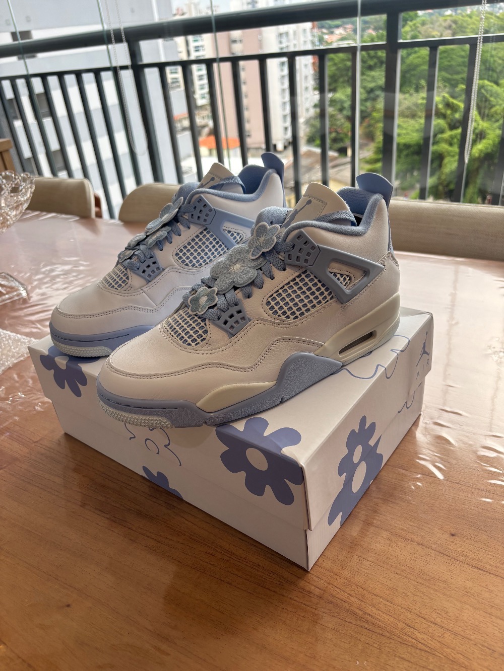 Air Jordan 4 Forget Me Not — 41, Novo