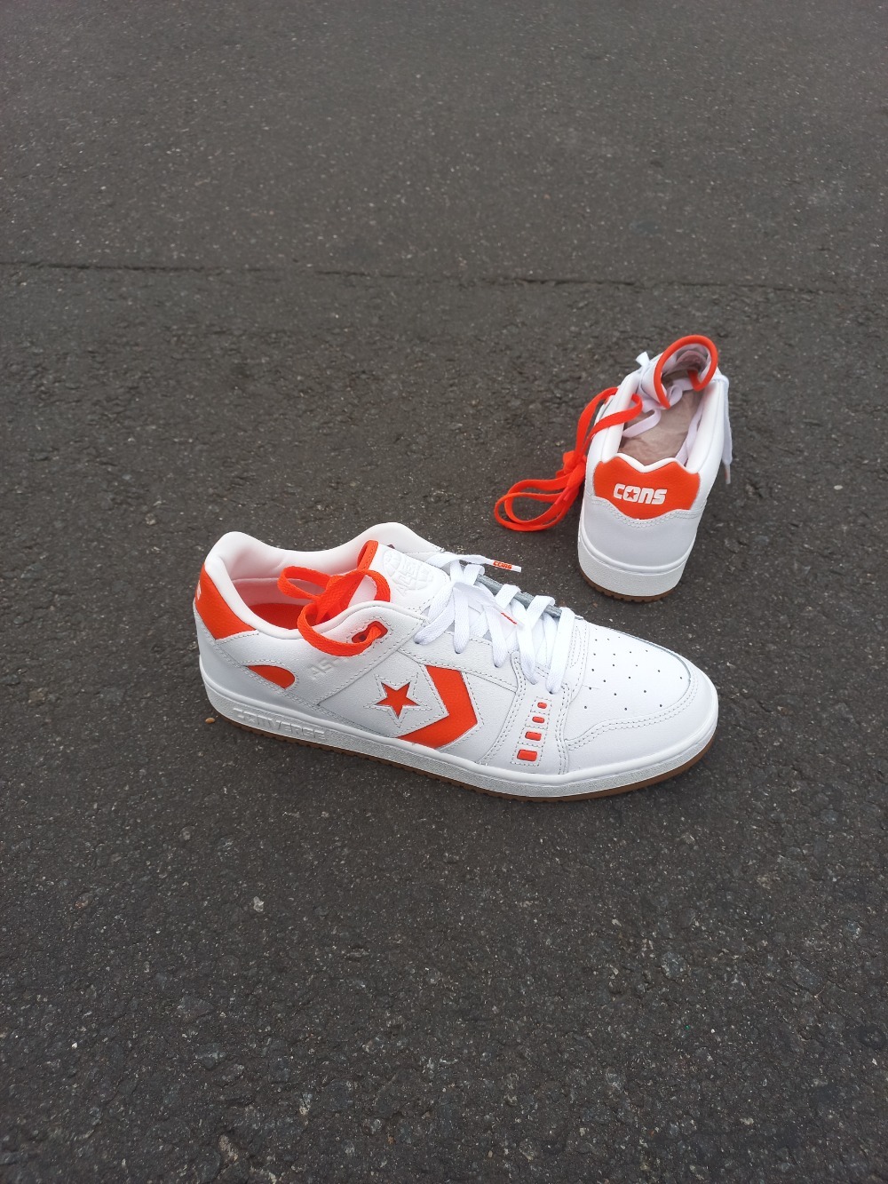 Converse Cons AS-1 Pro White Orange — 42, Novo