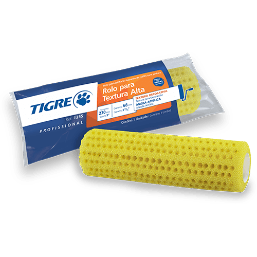 Rolo Text Alta 1355-230 Esp Amarel Tigre