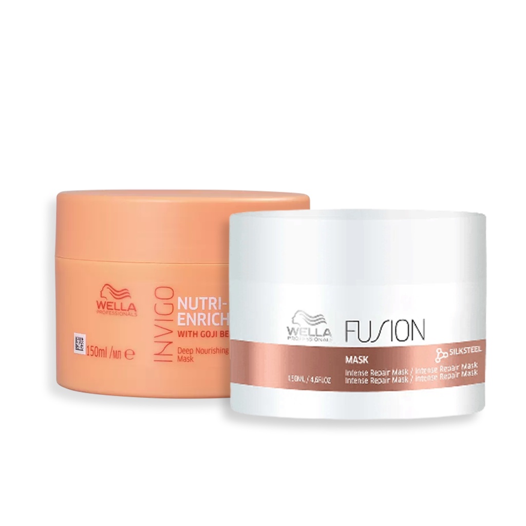 Kit Mascara Nutri Enrich e Fusion 150ml - Wella Profissionals