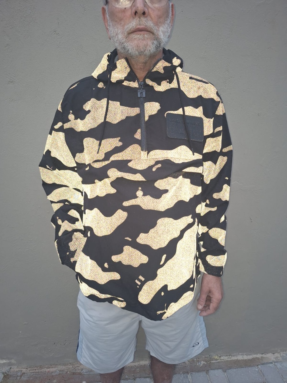 The Hundreds x Puma Jaqueta Reflective Windbreaker Grey — M, Novo