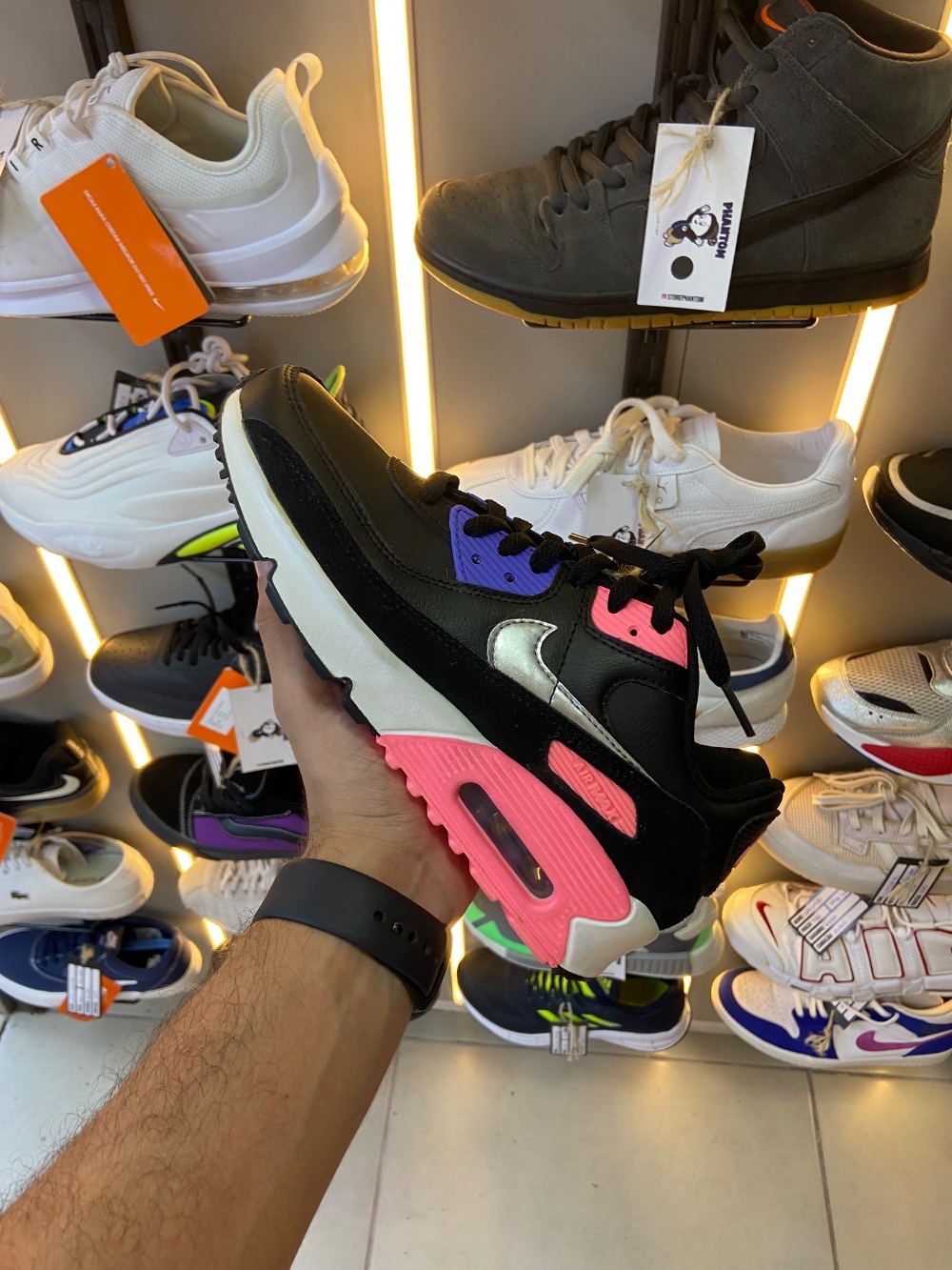 Nike Air Max 90 LTR GS Black Sunset Pulse — 35 / 36, Novo