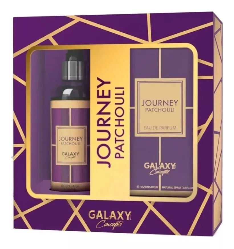 Kit Galaxy Plus Journey Patchouli Edp 100ml + Body Mist 100ml