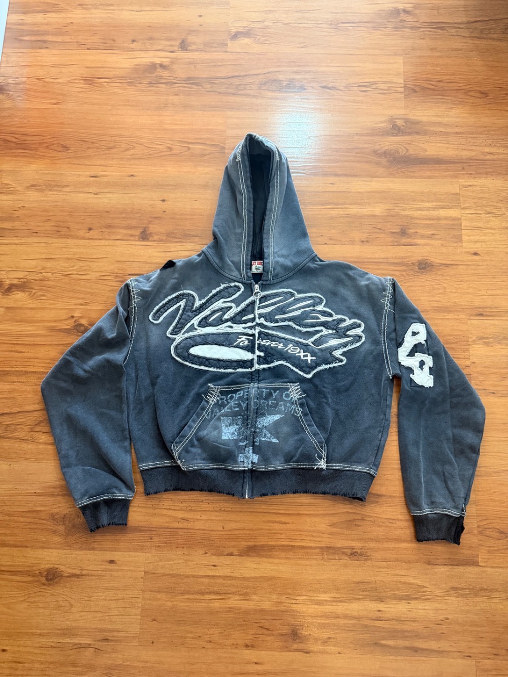 Moletom Vale Lives Forever Zip Up Religion Black — G, Novo