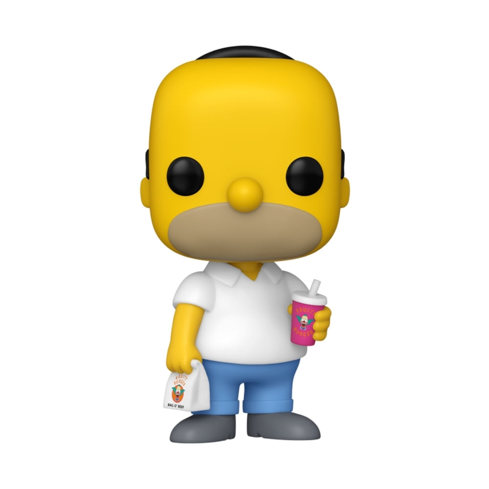 Foto 2 de Boneco Funko Pop! Os Simpsons - Homer com Krusty Burger