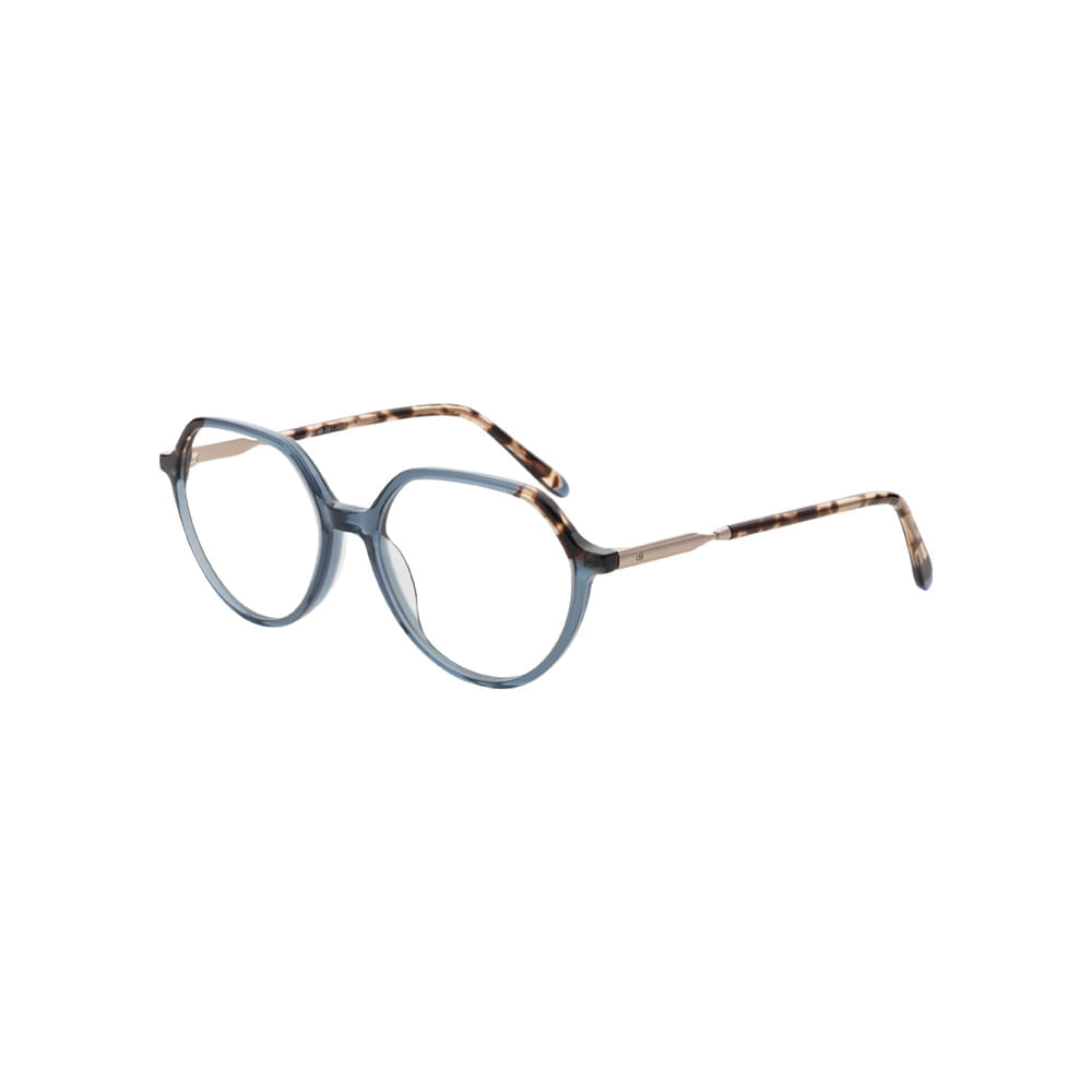 Armação para Óculos de Grau Feminino Dii Collection 1055 Azul e Demi Armação para Óculos de Grau Feminino Dii Collection 1055 A