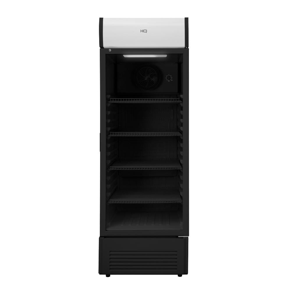 Refrigerador Expositor Vertical HQ 509 Litros Porta de Vidro Duplo Iluminação LED Preto HQ-509REVPVX 220