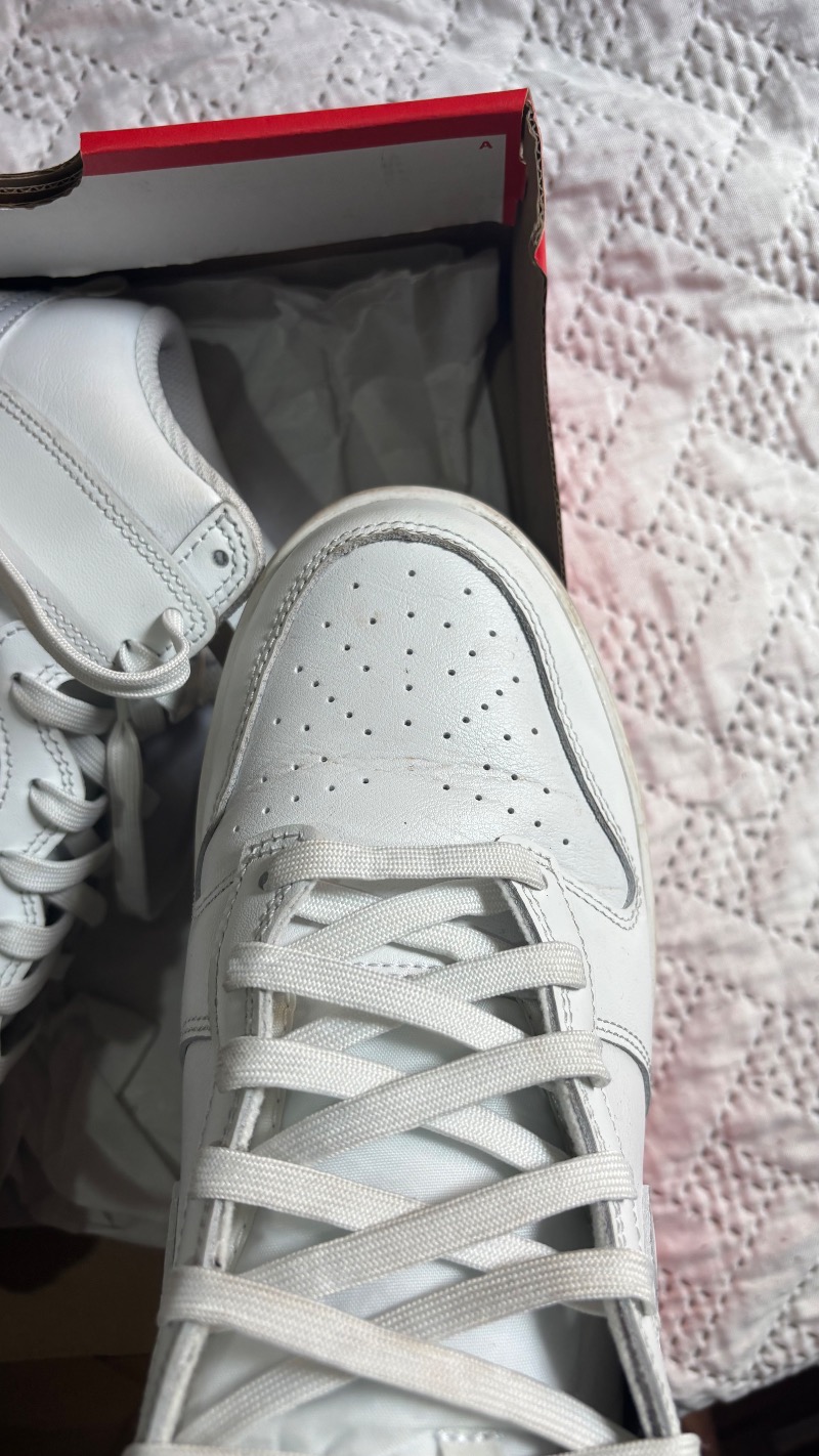 Foto 4 de Nike Dunk High Airbrush Swoosh White — 41, Usado