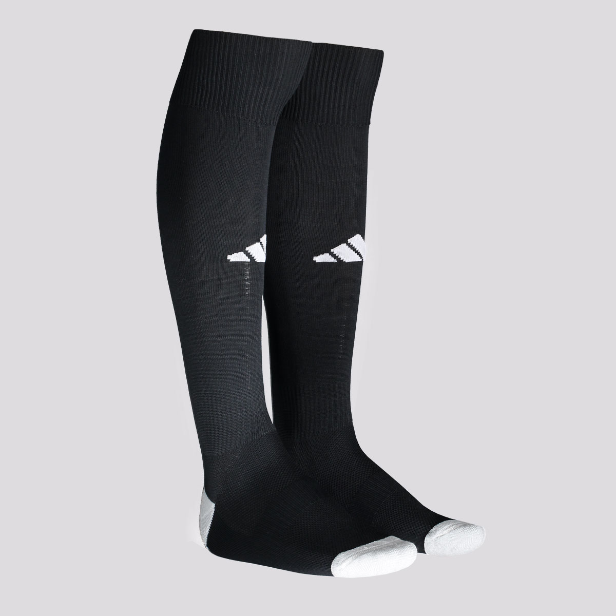 Meião Adidas Milano 23 Preto e Cinza