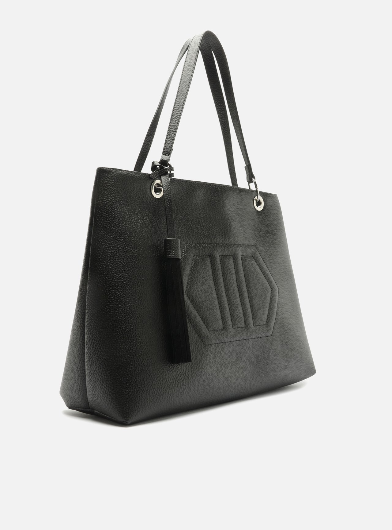 Foto 5 de Bolsa Hobo Preta Verona Grande