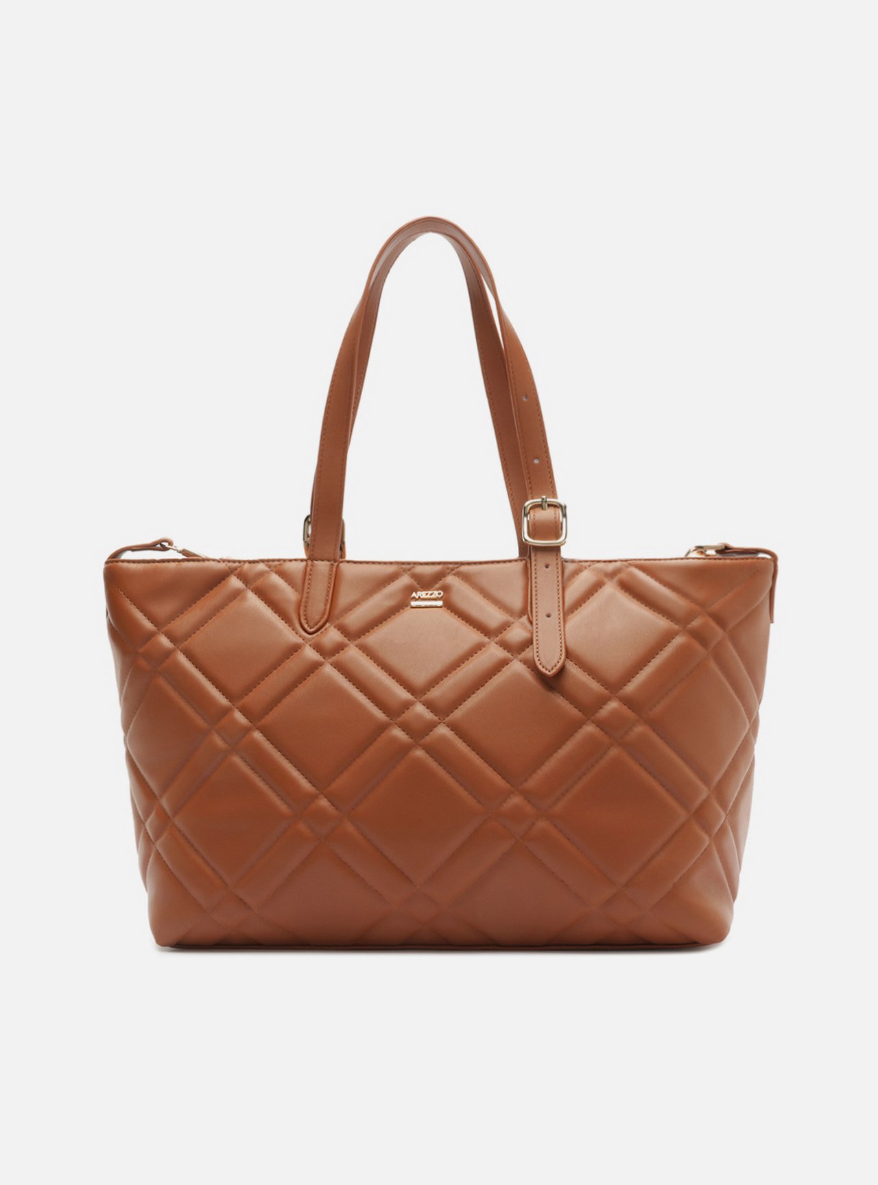 Bolsa Tote Marrom Couro Grande Matelassê