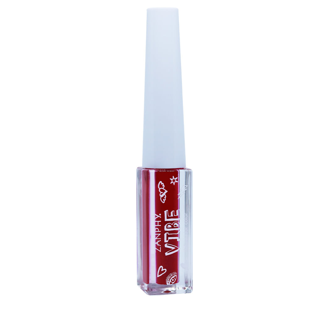 Delineador Líquido Zanphy Color Vibe — Vermelho