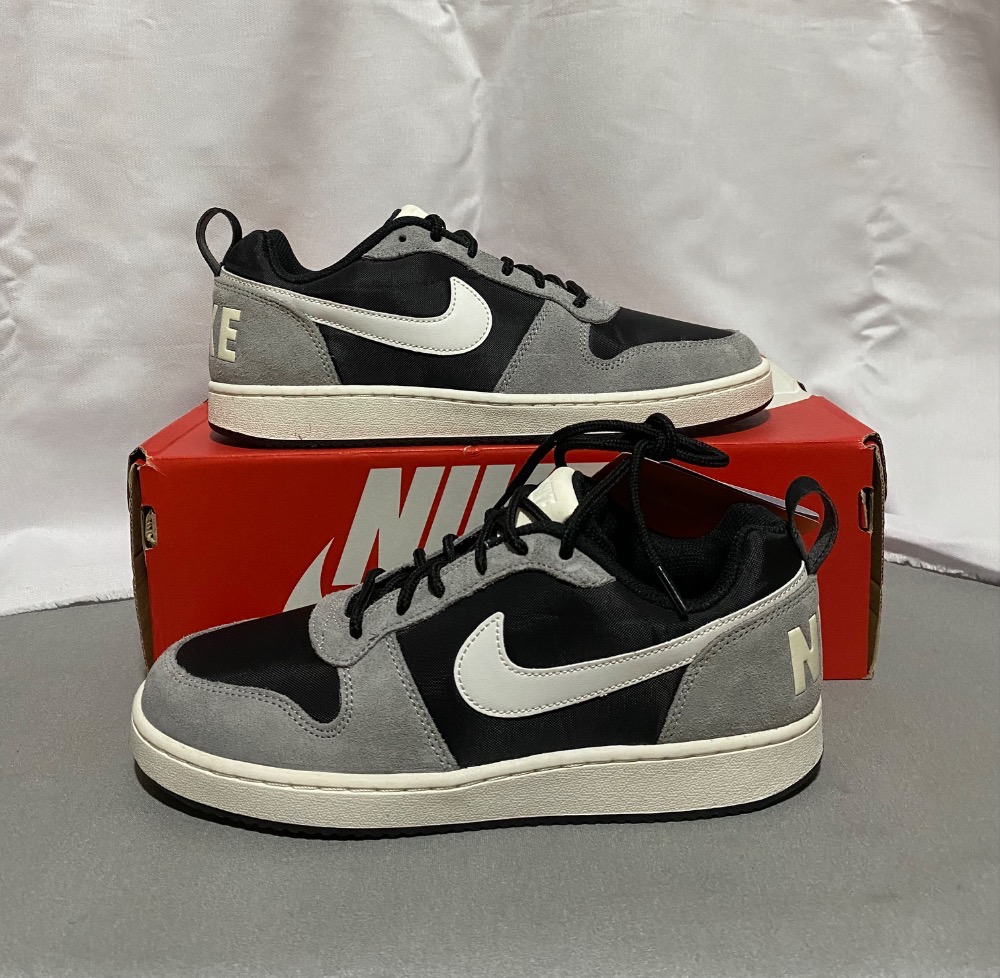 Nike Court Borough Low Premium Black — 39, Novo