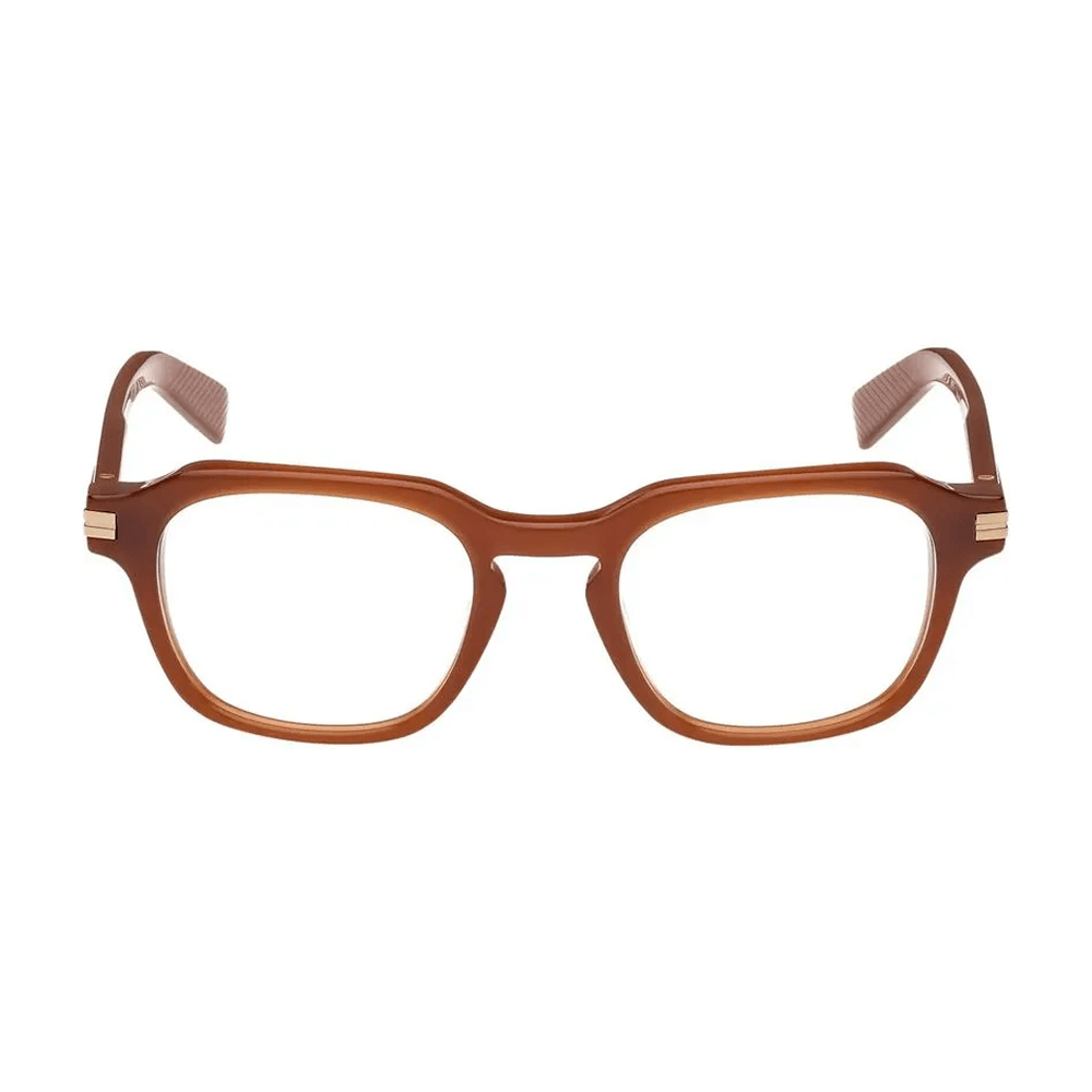 Armação para Óculos de Grau Masculina Ermenegildo Zegna EZ5282 Marrom claro