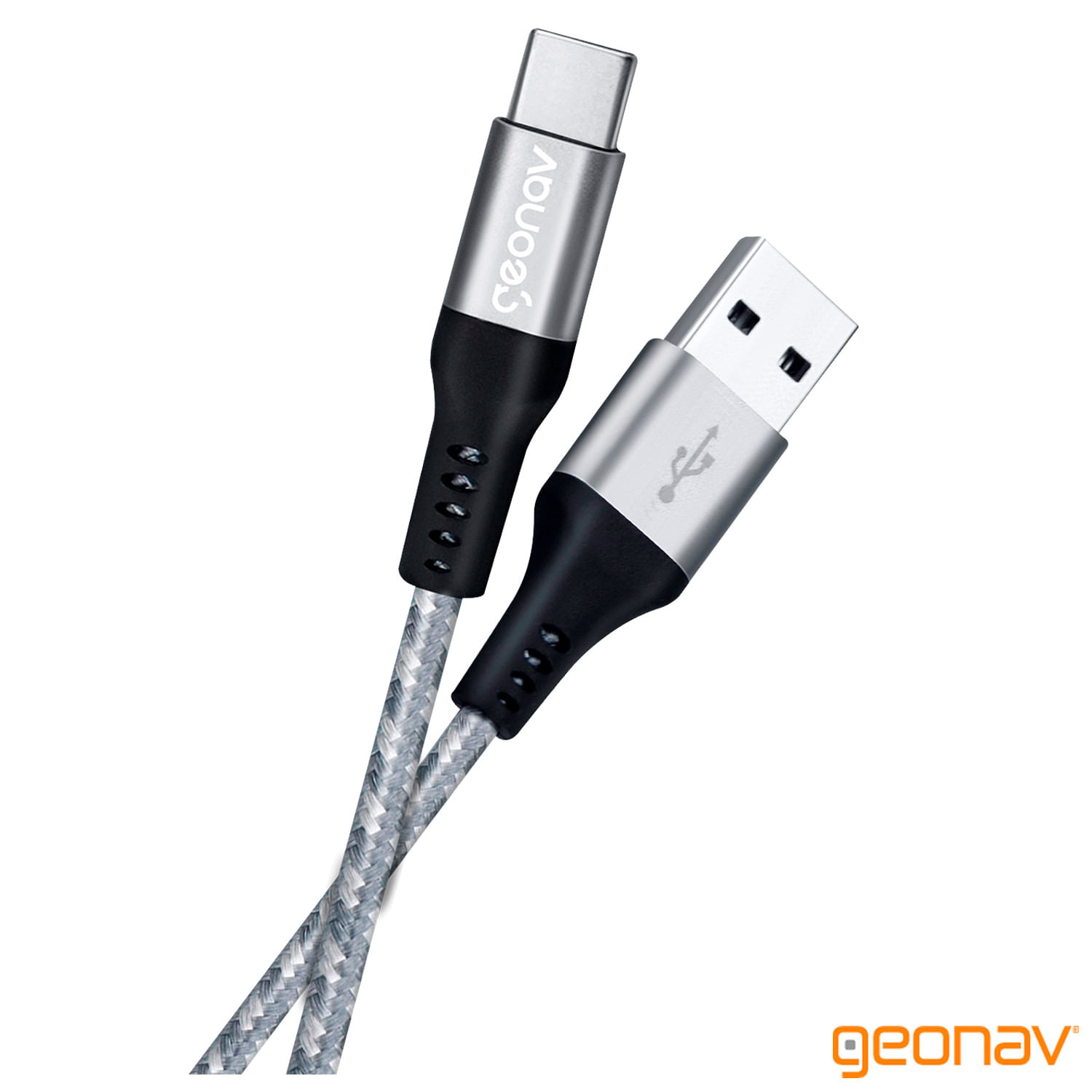 Foto 2 de Cabo USB-C com Conector USB-A e 1,5M para Carregamento Rápido - Geonav - UCC06