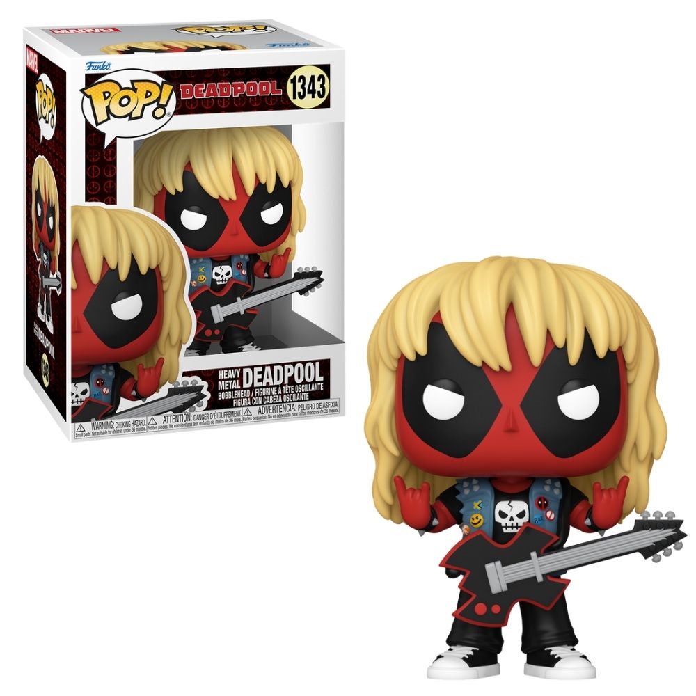 Boneco Funko POP! Marvel - Deadpool Heavy Metal