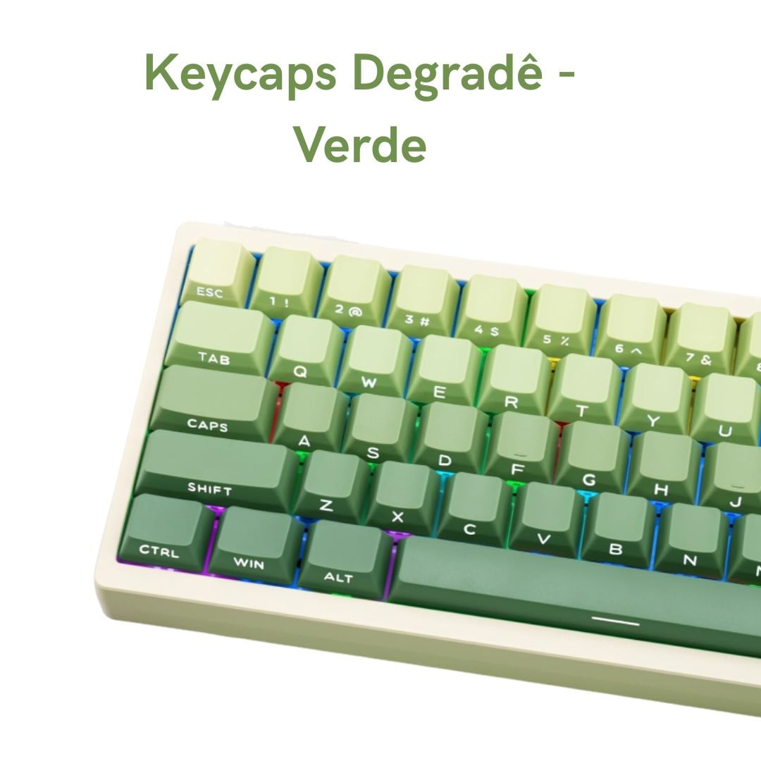 Foto 2 de Keycaps Degradê - Verde