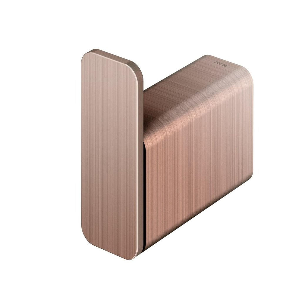 Cabide De Banheiro Cobre Escovado Flat Docol