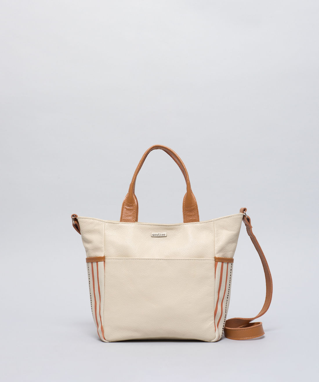 Bolsa m Couro Listra Poa - Listra Poa