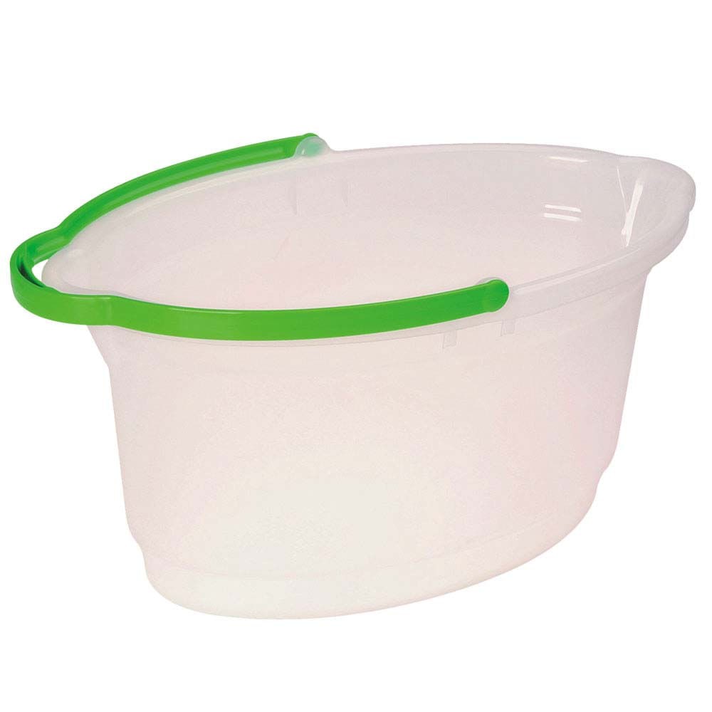 Balde Plástico Oval 14 Litros Cristal Ref. 237 Sanremo