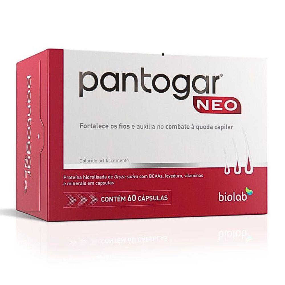 Pantogar Neo Com 60 Cápsulas Crescimento Capilar, Queda e Fortalecimento Original