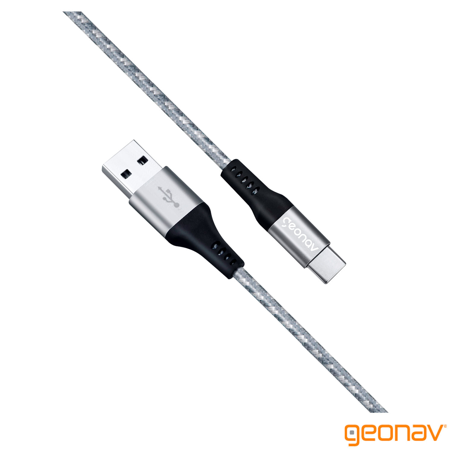 Foto 3 de Cabo USB-C com Conector USB-A e 1,5M para Carregamento Rápido - Geonav - UCC06