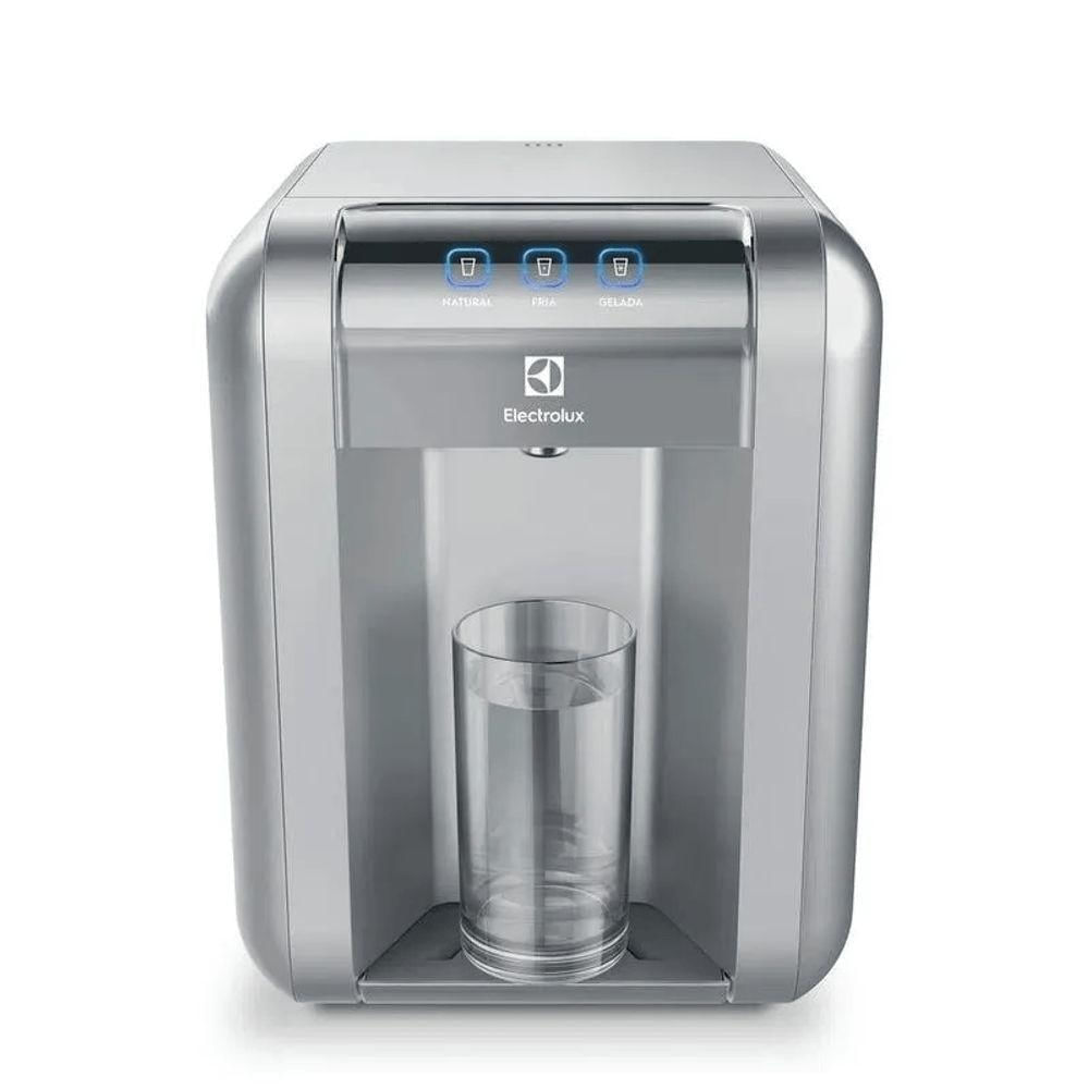 Purificador de Água de Bancada Electrolux PE11X Natural e Gelada Prata Bivolt