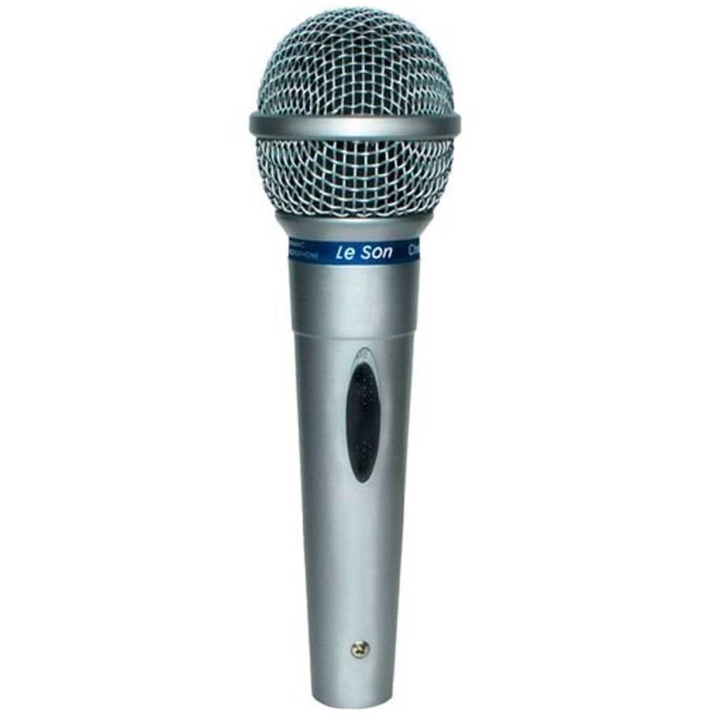 Microfone Profissional Fio Le Son Mc200 Cardioide - Prata - LeSon
