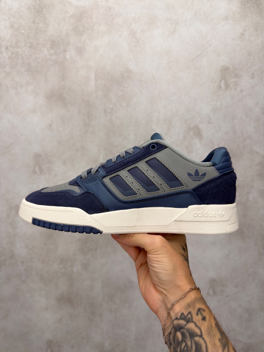 adidas Drop Step Low 2.0 Preloved Ink Shadow Navy Grey Three — 39 / 40 / 41 / 42 / 43, Novo