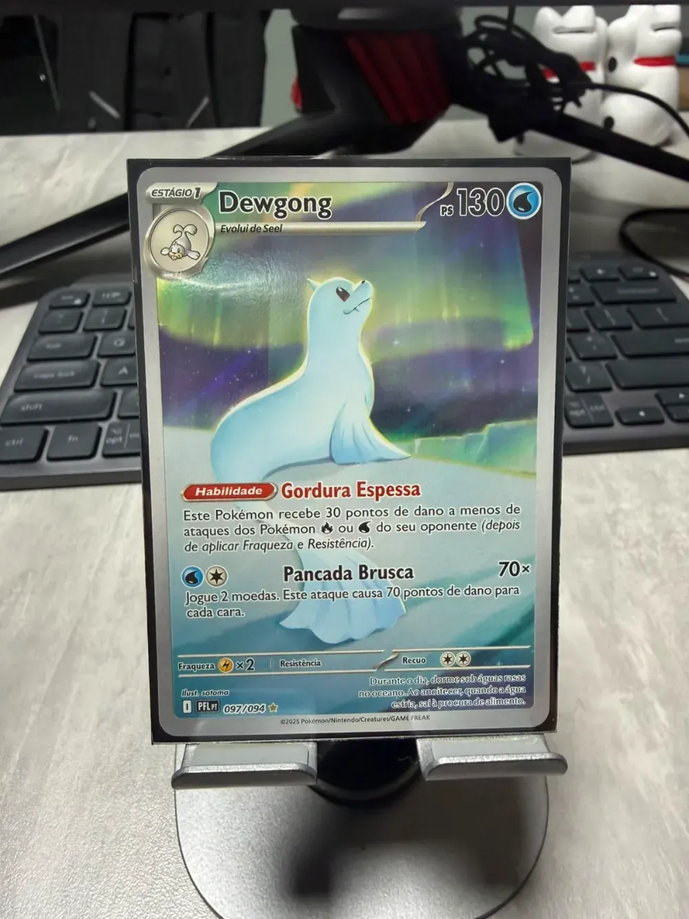 Dewgong (97/94) Fogo Fantasmagórico Pokémon TCG — Near Mint, Novo