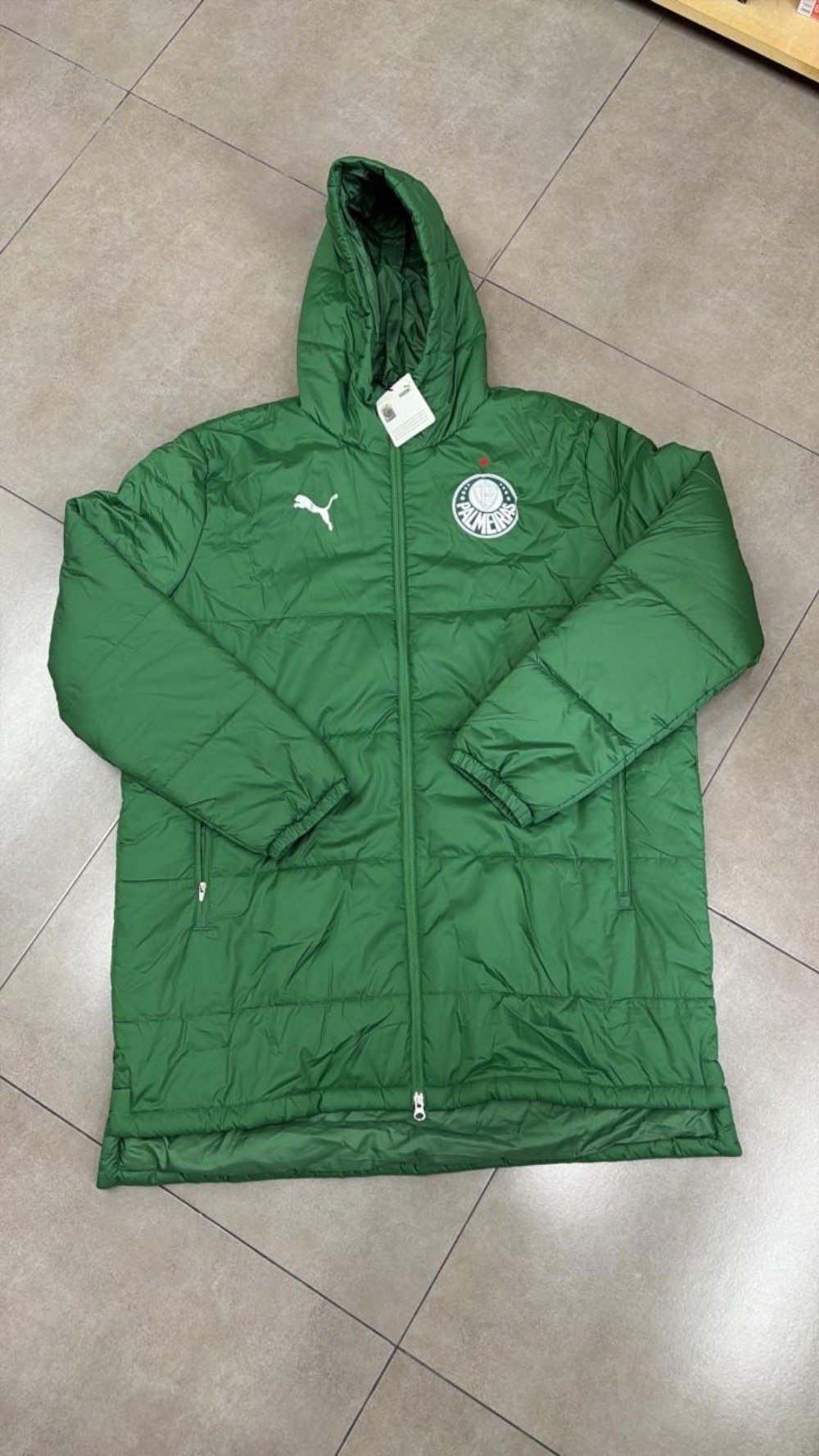 Jaqueta Puma Palmeiras Bench 2024 Green — XG, Novo