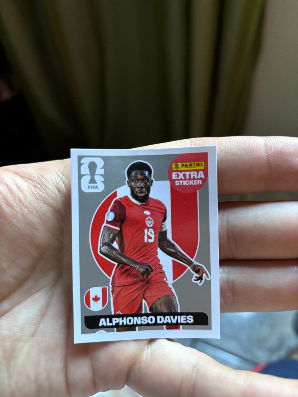 Figurinha Panini Alphonso Davies Legend Prata FIFA World Cup 2026 — Único, Novo
