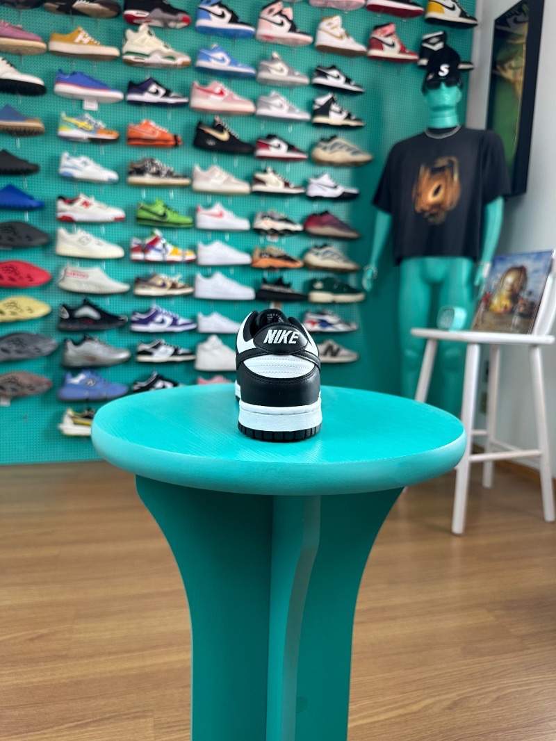 Foto 3 de Nike Dunk Low GS Black White Panda — 34, Novo