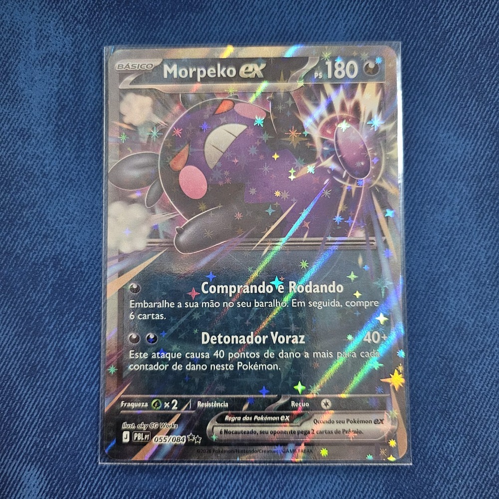Morpeko ex (55/84) Escuridão Absoluta Pokémon TCG — Near Mint, Novo