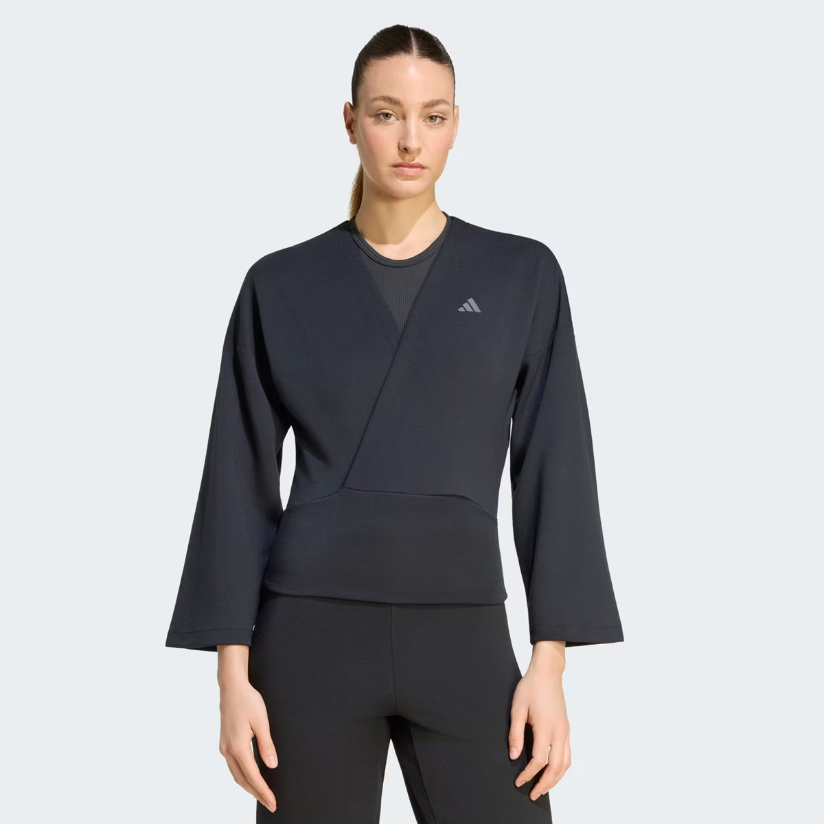 Blusa Adidas Motion Essentials Manga Longa Feminina Preta