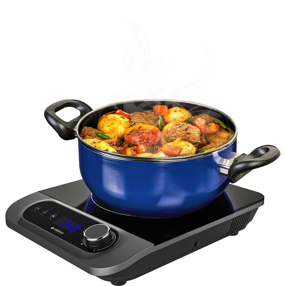 Foto 3 de Cooktop de Indução Elétrico Cadence Perfect Cuisine em Vidro Temperado com Timer 110V