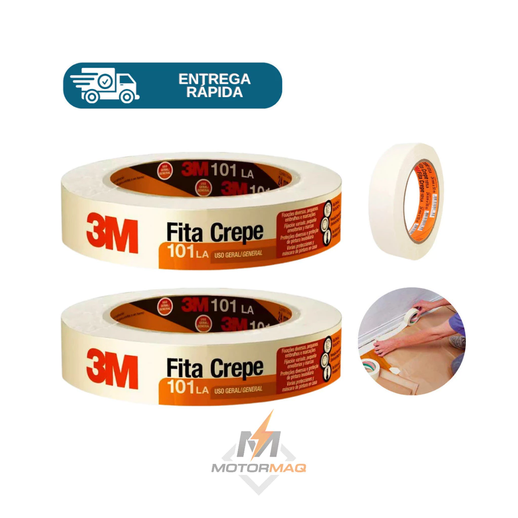 Foto 3 de FITA CREPE 18MM X 50M MARCA 3M