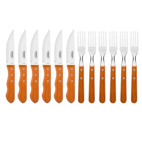 JOGO CHURRASCO INOX 12PC DYNAMIC TRAMONTINA