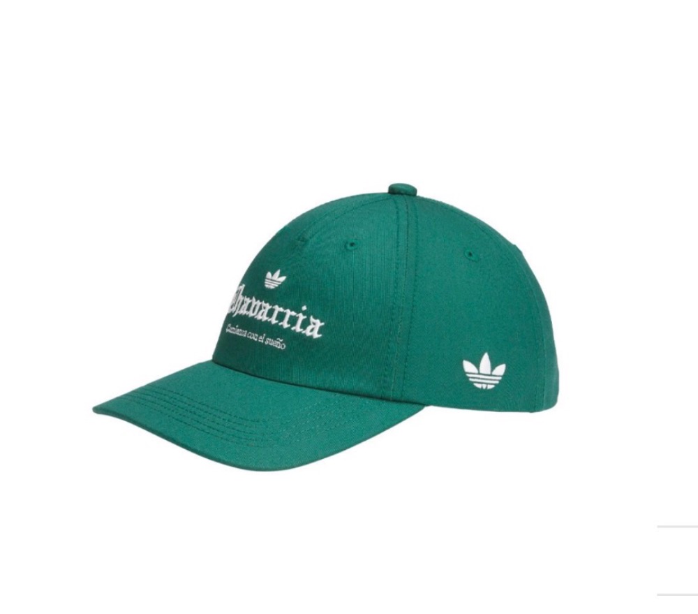 Willy Chavarria x adidas Boné Logo Collegiate Green — Único, Novo