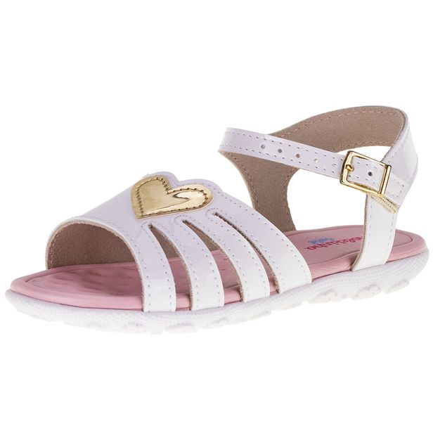 Sandália Infantil Baby Molekinha - 2121141 BRANCO 21