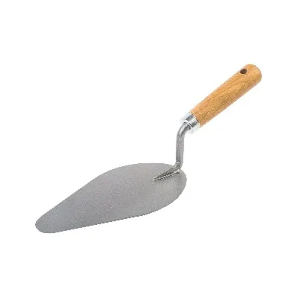 Colher para Pedreiro Oval Soldada 8" com Cabo de Madeira Cortag Colher Para Pedreiro Oval Soldada 8" - Pintada Cortag